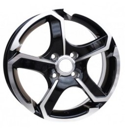Автодиск Yuki 534  6*14  5*100 ET35 73.1 Black  machine face(B4)