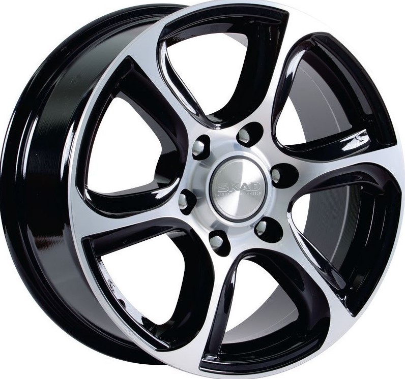 Автодиск СКАД Скала 7.5*17 6*139.7 ET25 106,2 алмаз
